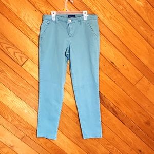 Bandolino felicia dusty green skinny pants size 4